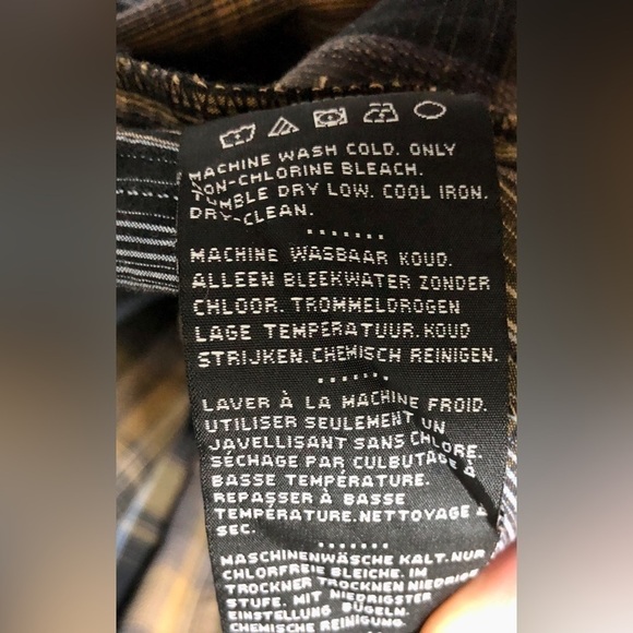 ♈️Harley Davidson plaid cotton button down shirt - Picture 14 of 15